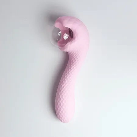 Vibracioni masažer sa delikatnim iouvic strujama, roze