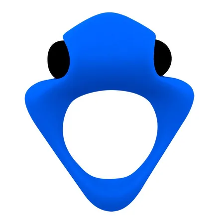 Plavi prsten za erekciju Vooomi Tribes sa vibracijama