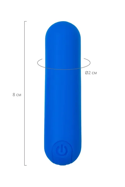 Vibropulя A-Igračke NEP, silikonski, plava, 8 cm