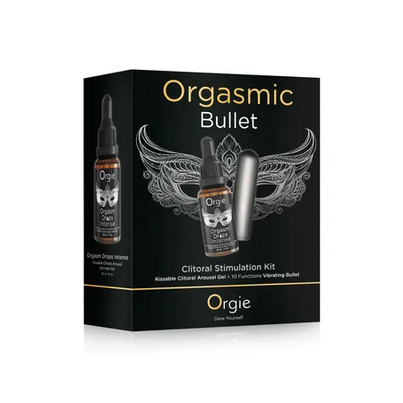 Orgie Orgasmic Bullet set sa Orgasm Drops Intense gelom i vibracionim mecima