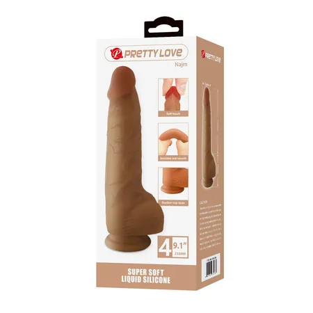 Tečni silikonski Dildo Pretti Love BV-008140N