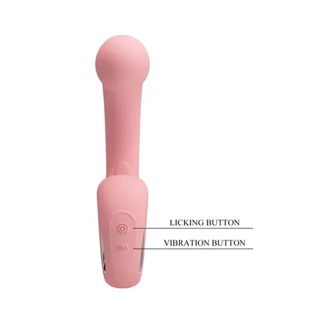 G-tačka Vibrator sa jezičkom Pretti Love erinnies