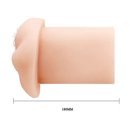 Masturbator sa dlakom i vibracijom BM-009029L