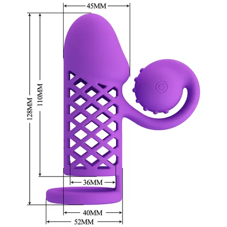 Vibronasada sa klitoralnim procesom Pretty Love MC57