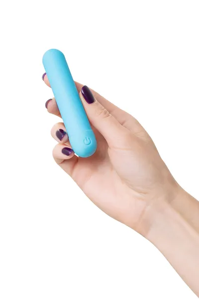 VIBROPULA a-toys MURR, silikon, cijan, 10 cm