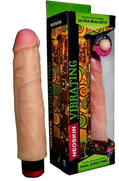 Vibrator realista human formkiberkoža