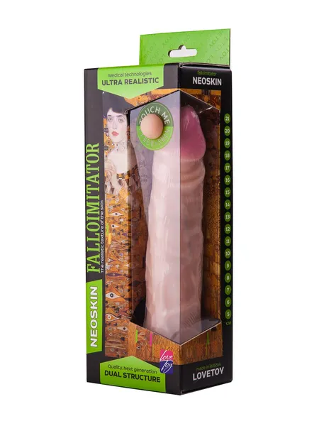 Dildo realista Human form, l 205 mm d 42 mm, kiberkoža art. 610507