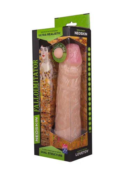 Dildo realista Human form, L 200 mm d 48 mm, kiberkoža art. 611007