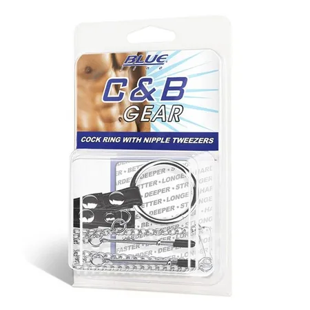 Prsten za penis sa stezaljkama za bradavice