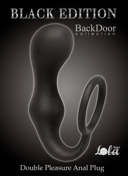Double Pleasure Anal plug Black 4217-01lola prsten za erekciju