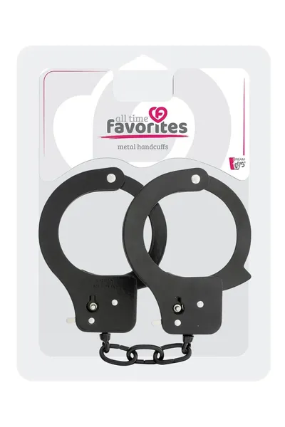 Metal cuffs crne lisice