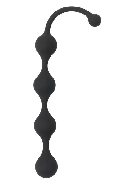 Crni Analni lanac Four Beads Anal Black - 24 cm.