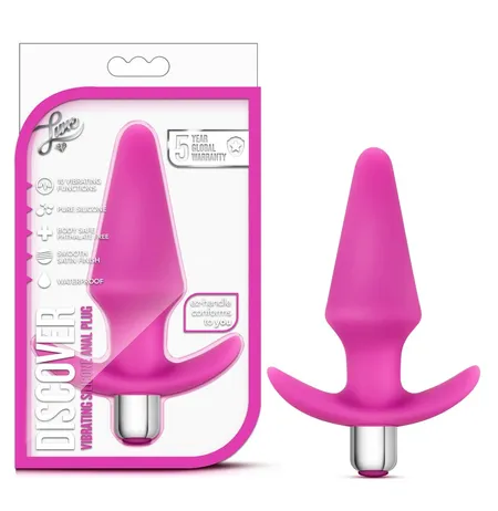 Pink Analni vibracioni test Luke Discover - 12,7 cm.