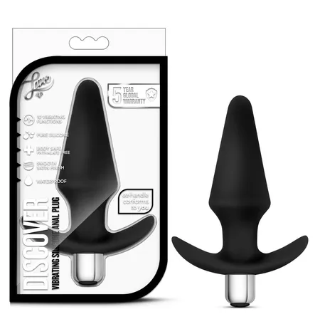 Crna analna vibraciona proba Luxe Discover 12,7 cm.