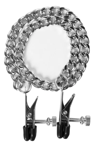 Flat Nipple screv podesive stezaljke za bradavice sa lancem