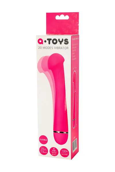 Stimulator tačke G TOIFA a-igračke, silikon, ružičasta, 20 cm