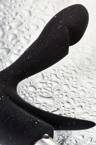 Erotist prvi stimulator prostate, silikon, crni, 14,4 cm