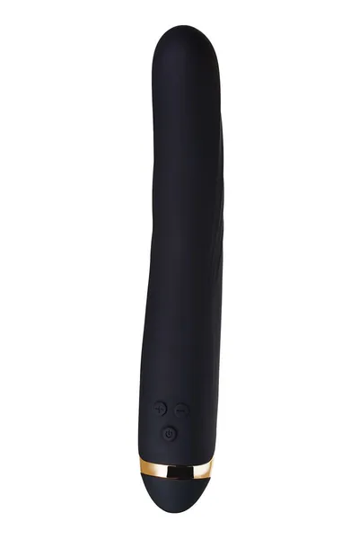 Nerealni vibrator Vaname D-Splash Tornado, Silikon, crni, 25 cm
