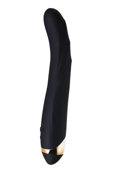 Nerealni vibrator Vaname D-Splash Tornado, Silikon, crni, 25 cm