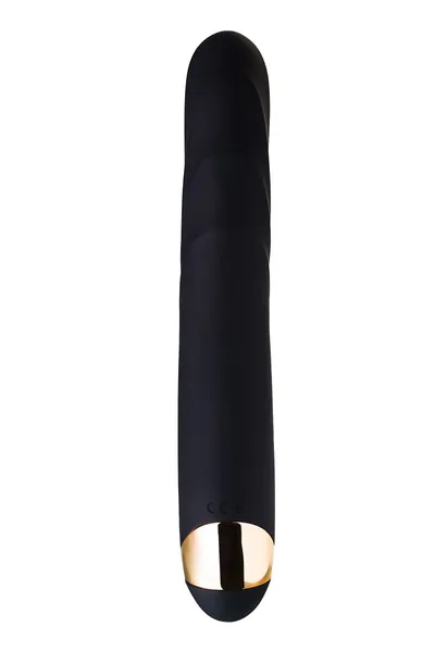 Nerealni vibrator Vaname D-Splash Tornado, Silikon, crni, 25 cm
