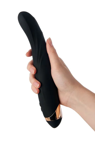 Nerealni vibrator Vaname D-Splash Tornado, Silikon, crni, 25 cm