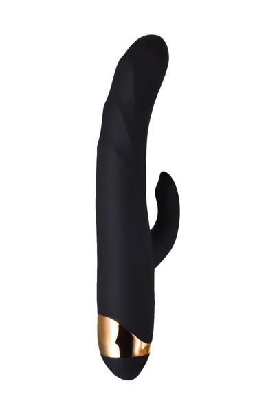 Vibrator sa klitorisnim stimulatorom VANAME D-Splash Thunder, Silikon, Crna, 24,2 cm