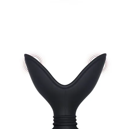 Analni expander sa vibracijom Booti Blaster crni 11,4 cm