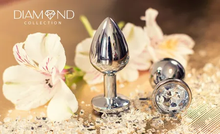 Analni čep Diamond Clear Sparkle Small 4009-01lola