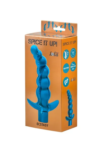Analni čep sa vibracijom Spice It Up Ecstasi Akuamarine 8009-03lola