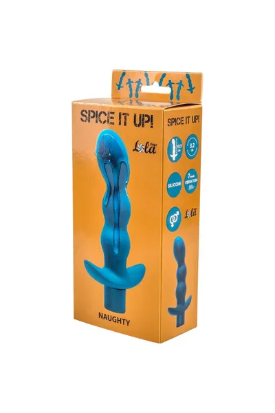 Analni čep sa vibracijama Spice it up Naughty Aquamarine 8012-03Lola