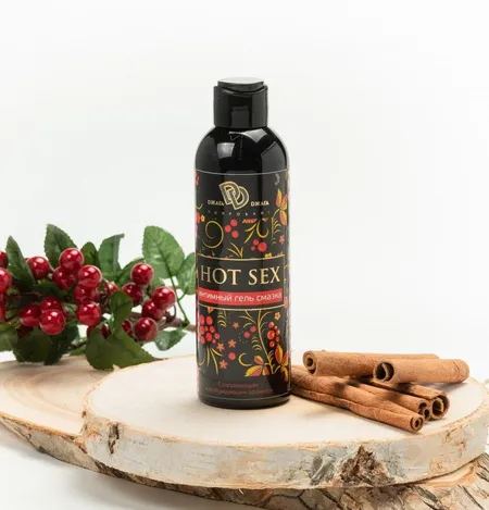 Согревающий и возбуждающий интимный гель-смазка hot sex .