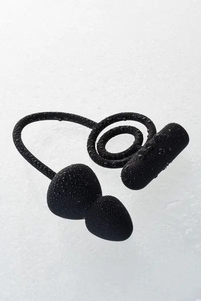 Erotist Analni čep sa dodatnom stimulacijom, silikon, Crna (541306)