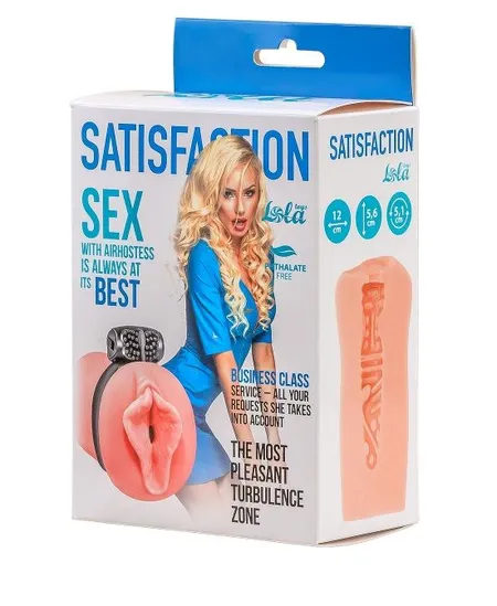 Masturbator sa vibro prstenom Satisfaction Magazine Airhostess 2102-08lola