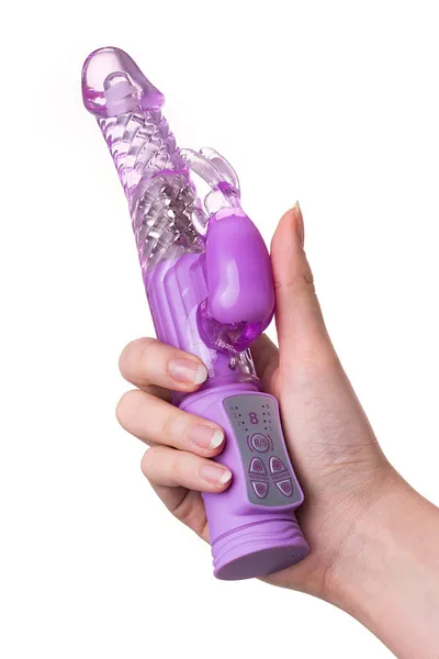 TOIFA a-Tois high-tech Fantasi klitorisni stimulans vibrator, TPE, ljubičasta, 22, 5 cm
