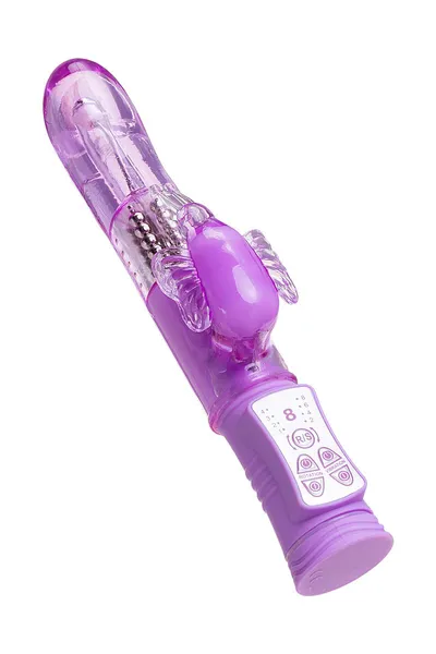 TOIFA a-Tois high-tech Fantasi klitorisni stimulans vibrator, TPE, ljubičasta, 22,4 cm