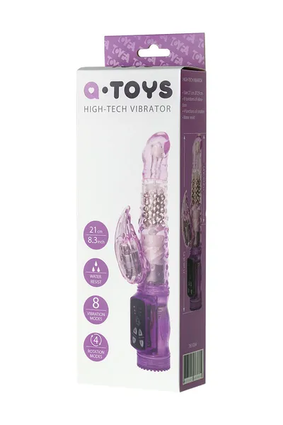 TOIFA a-Tois high-tech Fantasi klitorisni stimulans vibrator, TPE, ljubičasta, 22 cm