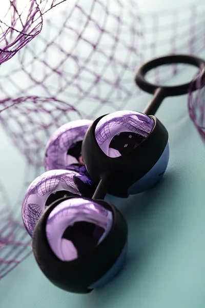 Vaginalni lopte TOYFA A-Igračke Prodati, ABS plastike, ljubičasta, 14,6 cm