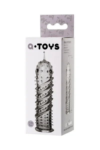 Dodatak za penis TOIFA a-Tois, TPR, providan, 15,3 cm