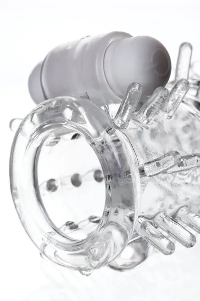 Toifa a-Tois Fril dodatak za penis sa vibracionom metlom, TPR, providan, 13,4 cm