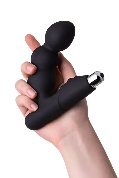 Erotist Fourth stimulator prostate, silikon, crni, 12,4 cm