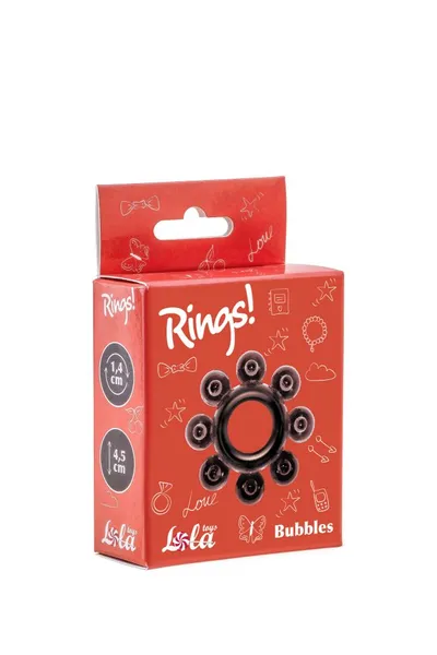Crni prsten za erekciju Rings Bubbles