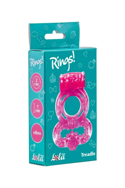 Prsten za erekciju Rings Treadle Pink 0114-63lola