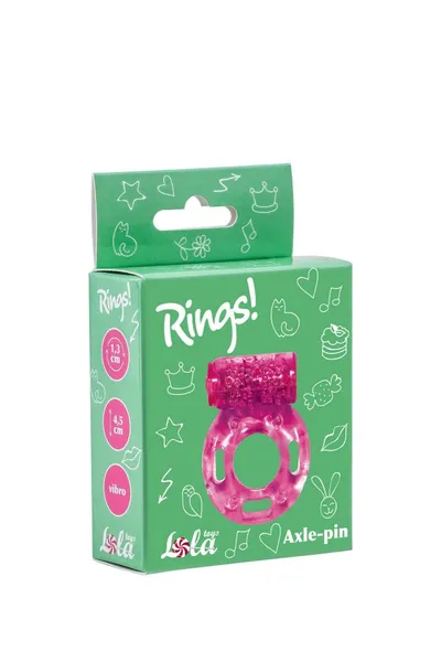 Prsten za erekciju sa vibracijama Rings Akle-PIN Pink 0114-83lola