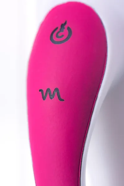 Jos Elli vibrator sa klitorisnim stimulatorom, zagrejan, silikon, roze, 21,5 cm