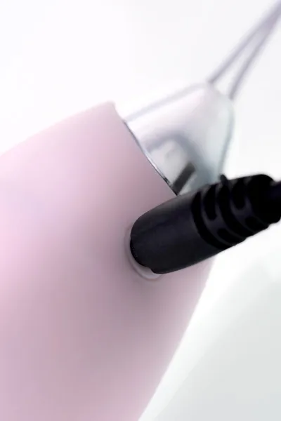 Vibrojajco i vibronasadka na prst JOS VITA, silikon, prah, 8,5 i 8 cm