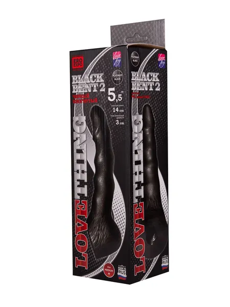 Glavčina Analni crni Bent 2, l 140 mm, d 30 mm boja crna umetnost. 132104