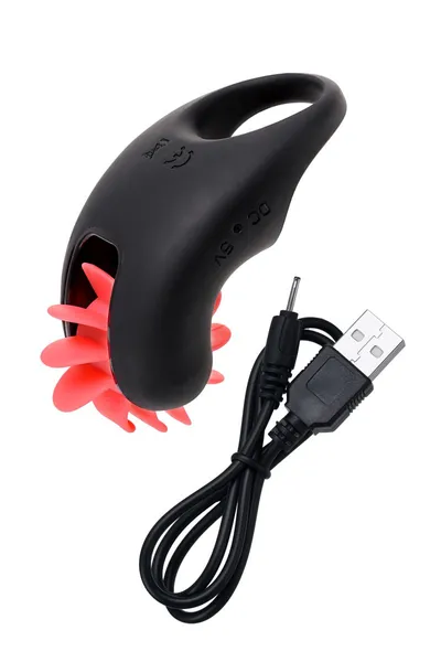 Vibrokolco Erotist Mill, silikon, Crna, 8,5 cm, Ø 2,6 cm