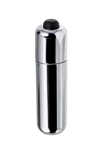 Erotist analna vibraciona čaura, Crna, silikon, 8,5 cm