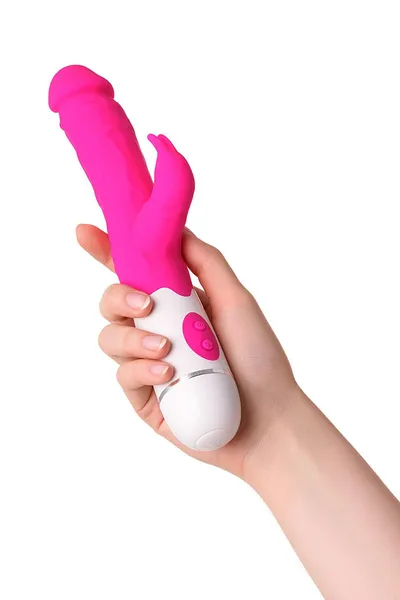 Nerealističnый vibrator TOYFA A-Igračke Mist, silikonski, roze, 25,4 cm