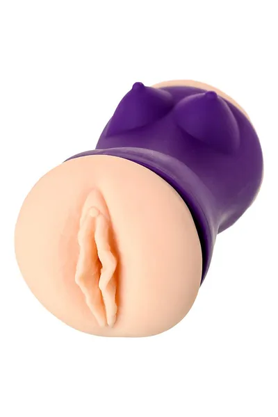 Masturbator dvostrani JOS YARA, TPR, telesni, 17,5 cm